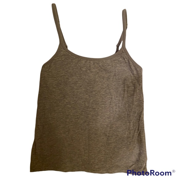 NWT PINK VICTORIA’S SECRET LOUNGE CAMI GRAY LOUNGEWEAR LAYERING TOP TANK - Picture 9 of 9